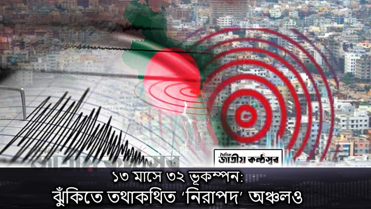 ১৩ মাসে ৩২ ভূকম্পন: ঝুঁকিতে তথাকথিত ‘নিরাপদ’ অঞ্চলও