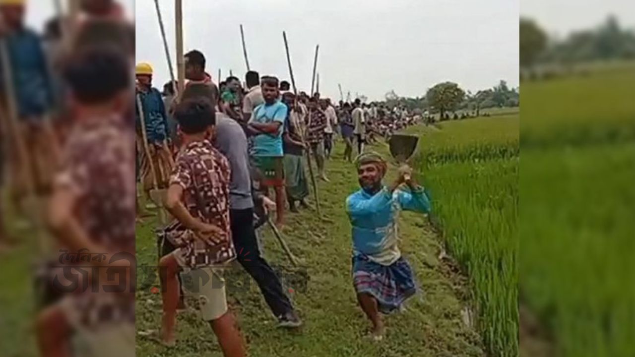 সুনামগঞ্জে বাঁধ কেটে দেওয়ার ঘটনায় সংঘর্ষ, ২০ জন আহত