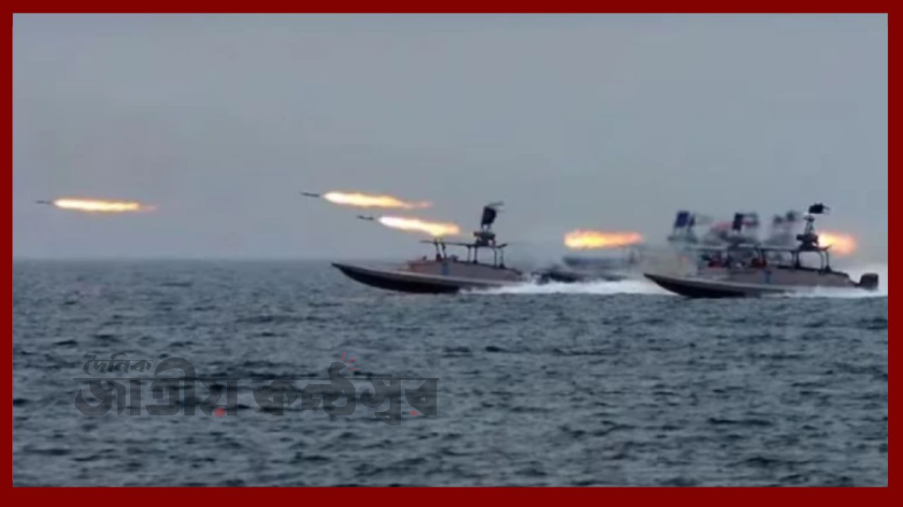 ওমান উপসাগরে মার্কিন যুদ্ধজাহাজে ইরানের ড্রোন হামলার দাবি