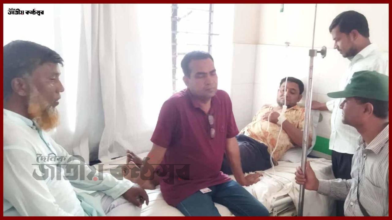 ধামইরহাটে সাংবাদিকের ওপর হামলা, থানায় মামলা দায়ের