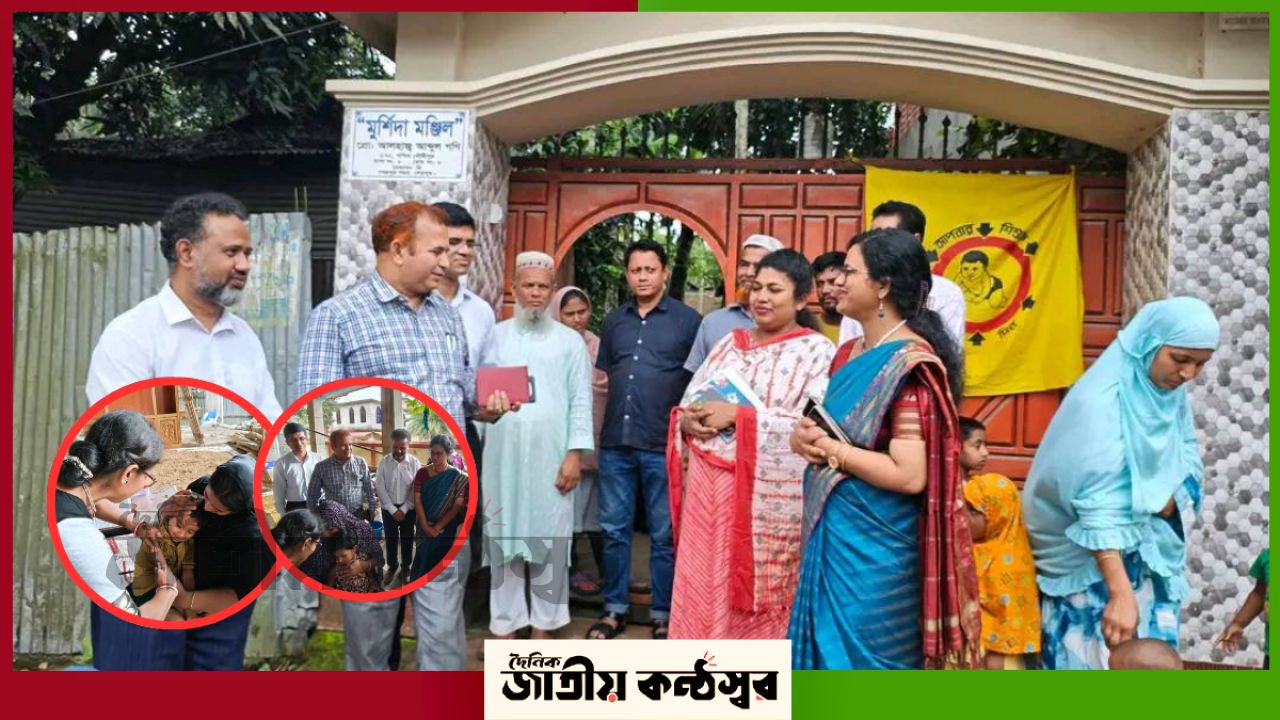 শেরপুরে হাম-রুবেলা টিকাদান ক্যাম্পেইন পর্যবেক্ষণে স্বাস্থ্য সেবা বিভাগের যুগ্মসচিব