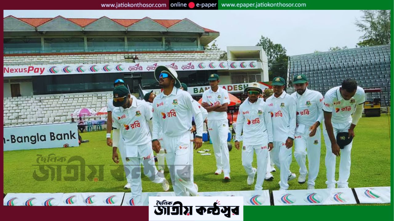 সিলেট টেস্টে শেষ দিনে বাংলাদেশের জয়ের দ্বারপ্রান্তে, পাকিস্তানের দরকার ১২১ রান