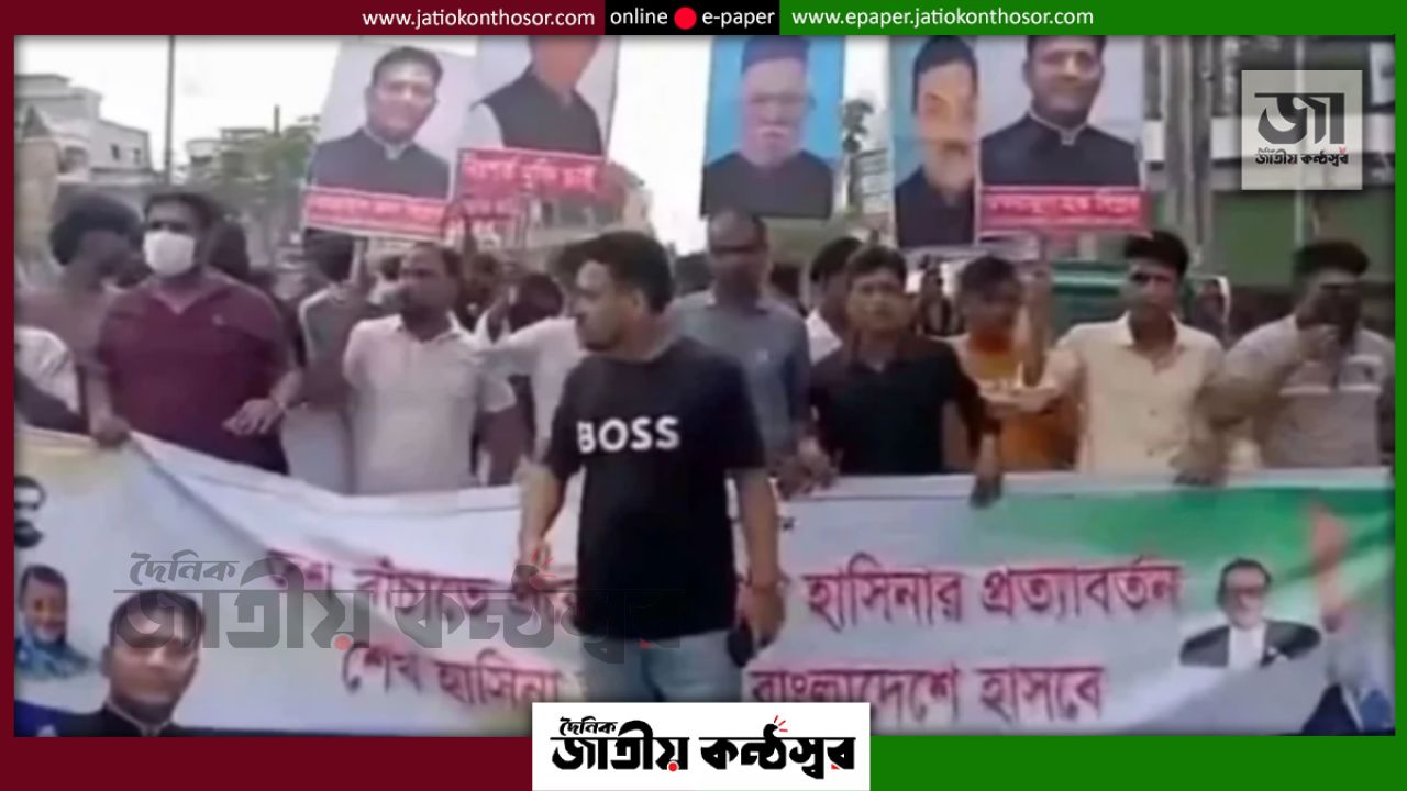 নোয়াখালীতে যুবলীগের ঝটিকা মিছিল, আটক ৩