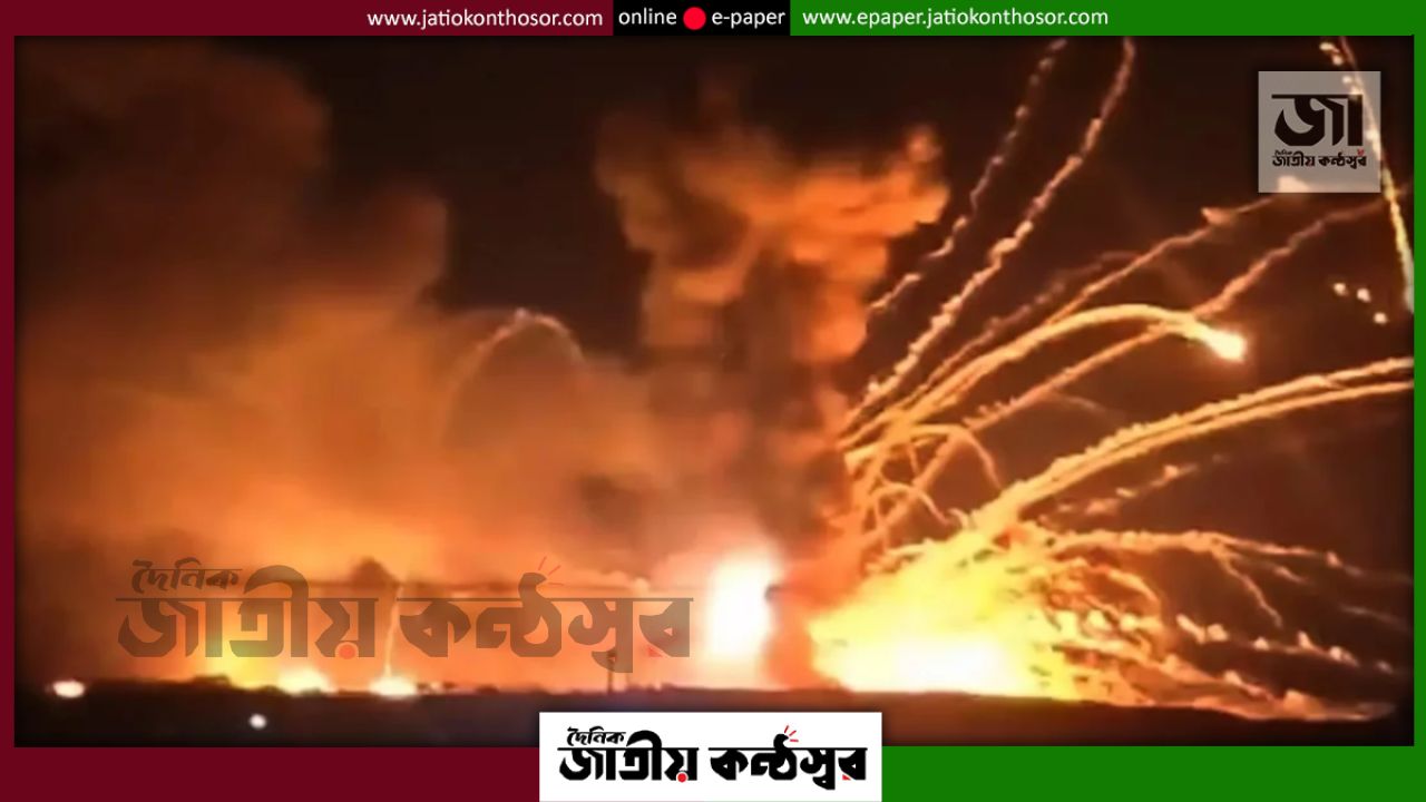 সিরিয়ার আলেপ্পোতে সামরিক অস্ত্রের ডিপোতে ধারাবাহিক বিস্ফোরণ, আহত ৪