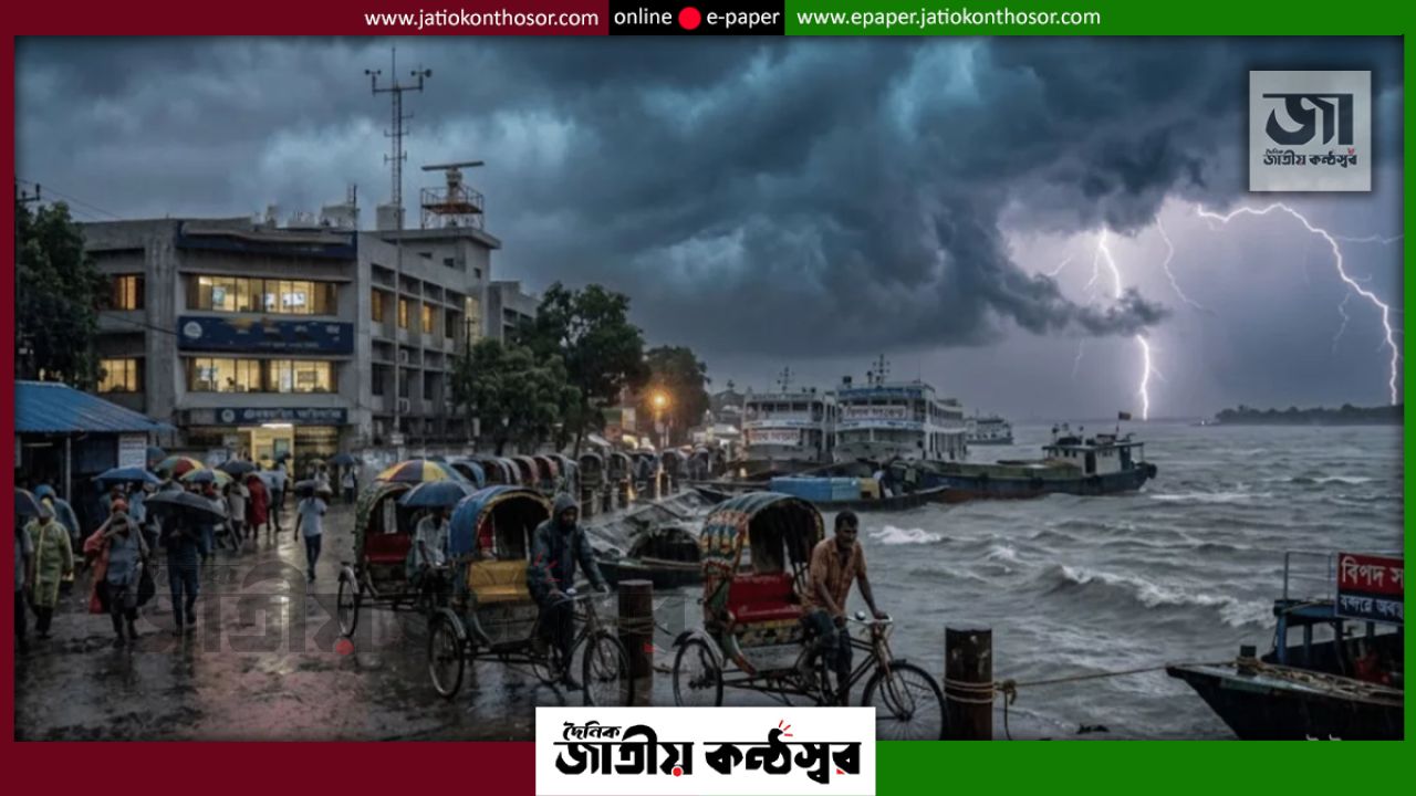 দেশের ১১ অঞ্চলে ঝোড়ো হাওয়ার আভাস, নদীবন্দরে ১ নম্বর সতর্কসংকেত