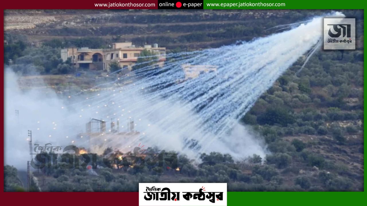 লেবাননে ভয়াবহ ফসফরাস হামলার অভিযোগ ইসরায়েলের বিরুদ্ধে